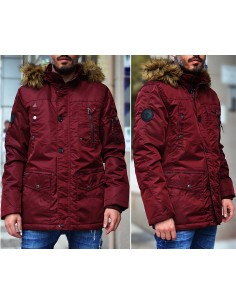 Emerson Μακρύ Μπουφάν χακί CT Olive MR1411 2