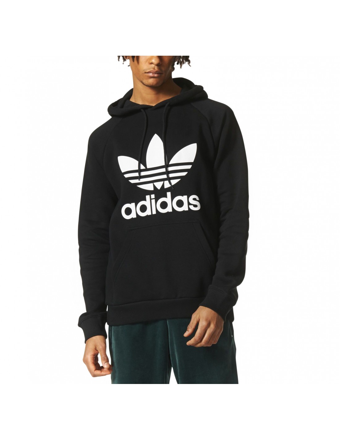adidas originals men's 3foil hoodie
