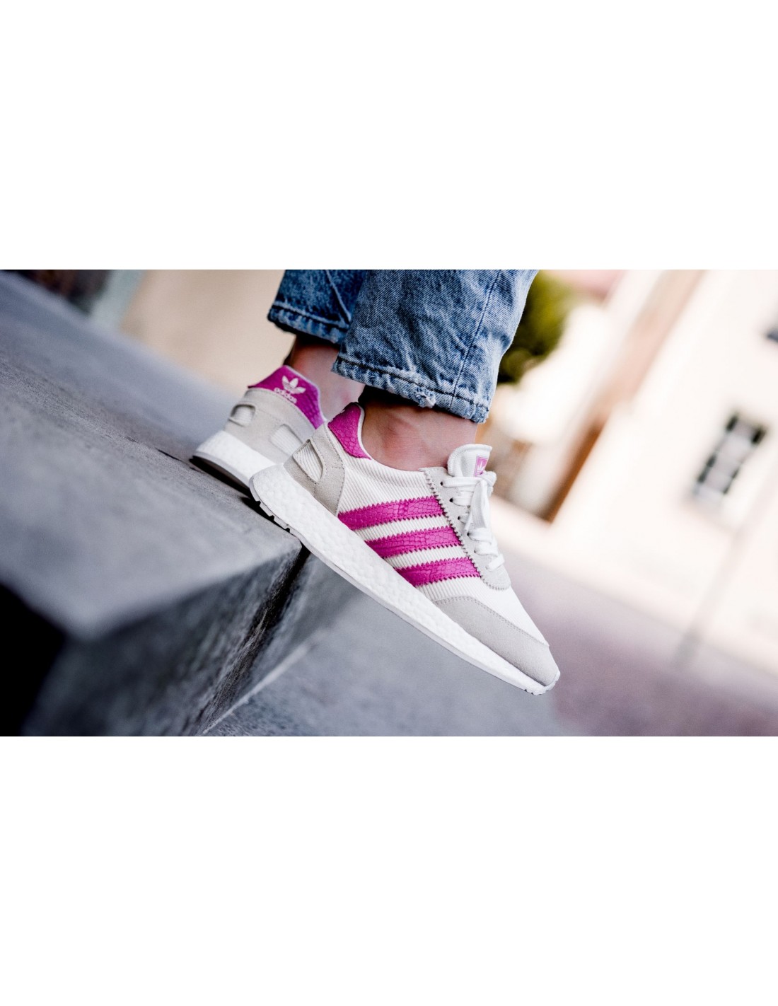 Adidas Originals I-5923 W white pink D96618 |urbanfashion.gr