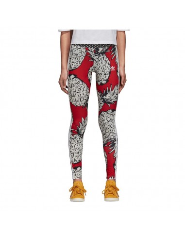 Adidas Originals Womens Linear Leggings Red AY8108