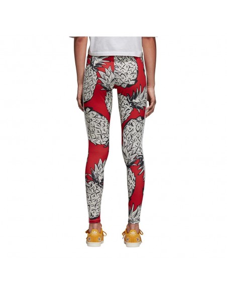 Adidas Originals Womens Linear Leggings Red AY8108