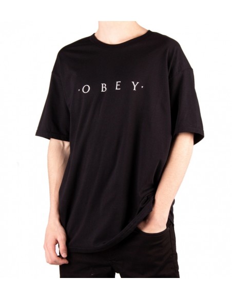 Obey Ανδρικό T-shirt Novel Premium Black