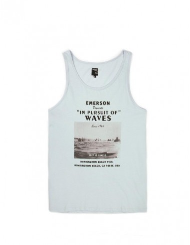 Emerson Mens Tank Pale Blue EM37.44