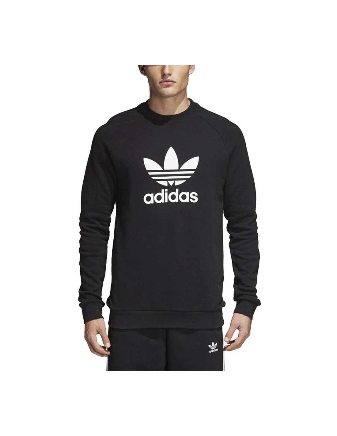 men's adidas originals 3foil crew sweatshirt