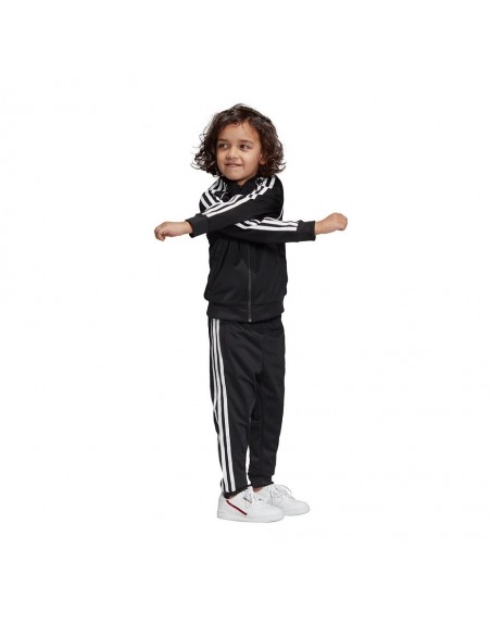 Adidas Originals MensTREFOIL WARM-UP CREW SWEATSHIRT Black  -CW1235