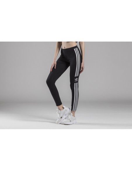 Adidas Originals Womens Trefoil  Tight  Black -DV2636